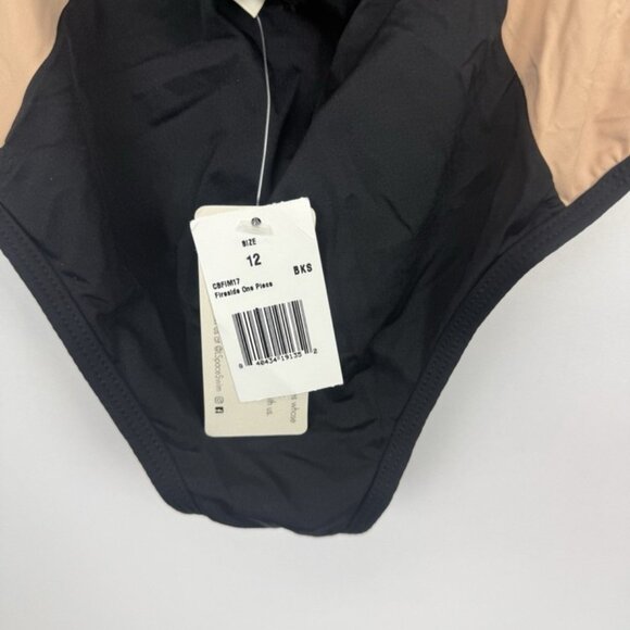 L Space Women’s Black One Piece Swimsuit Size 12 - Picture 3 of 4